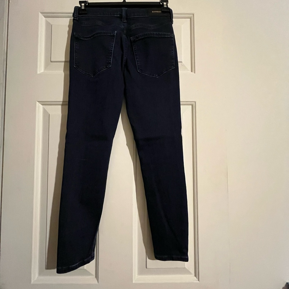 Express Dark Blue Skinny Jeans